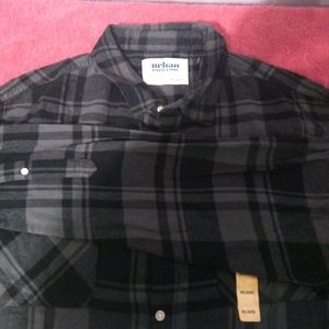 NEW MEN'S URBAN PIPELINE AWESOMELY SOFT FLANNEL SH